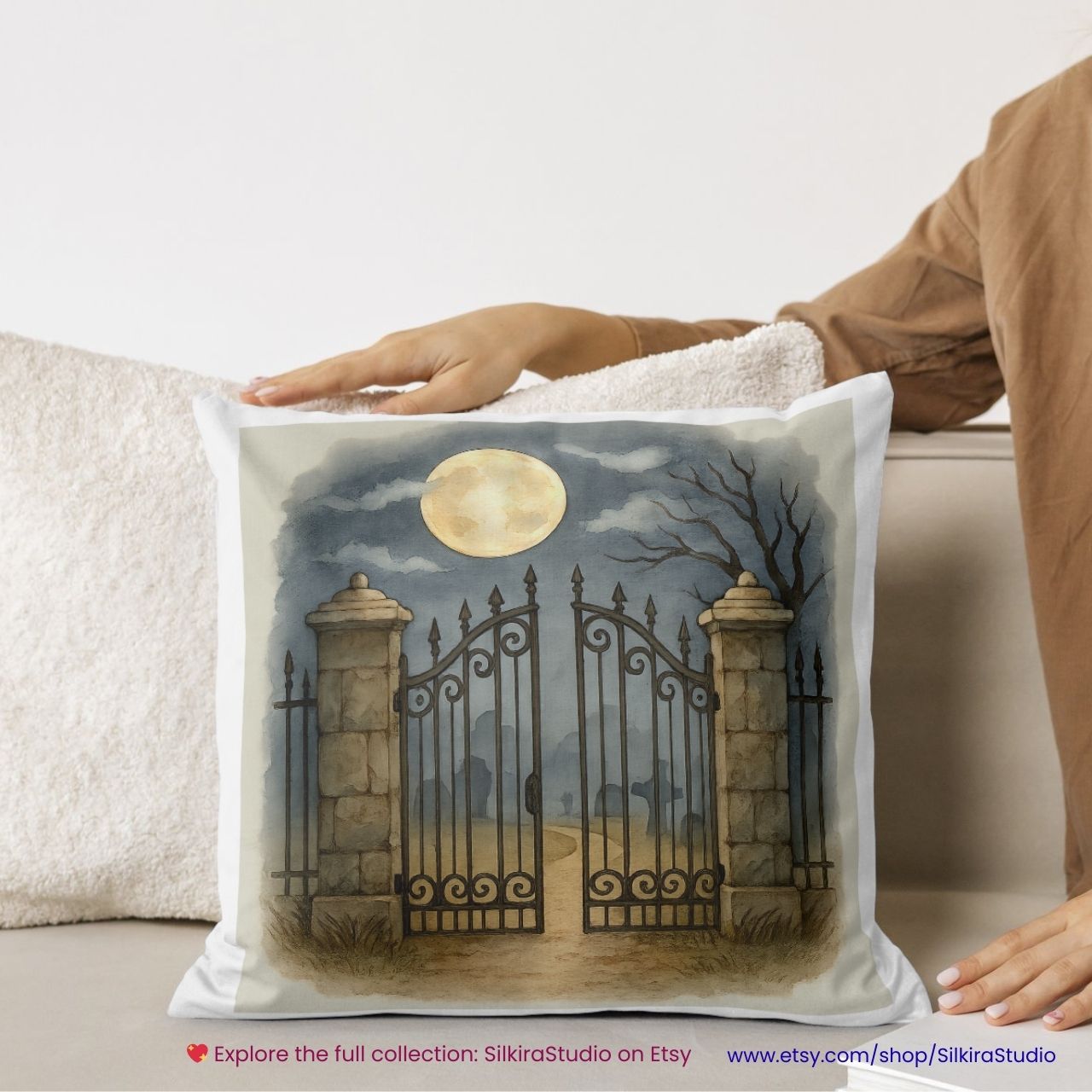 🎃 ハロウィン水彩シーンパック | PNG背景セット (7枚+ボーナス) | 高解像度4000px・300DPI