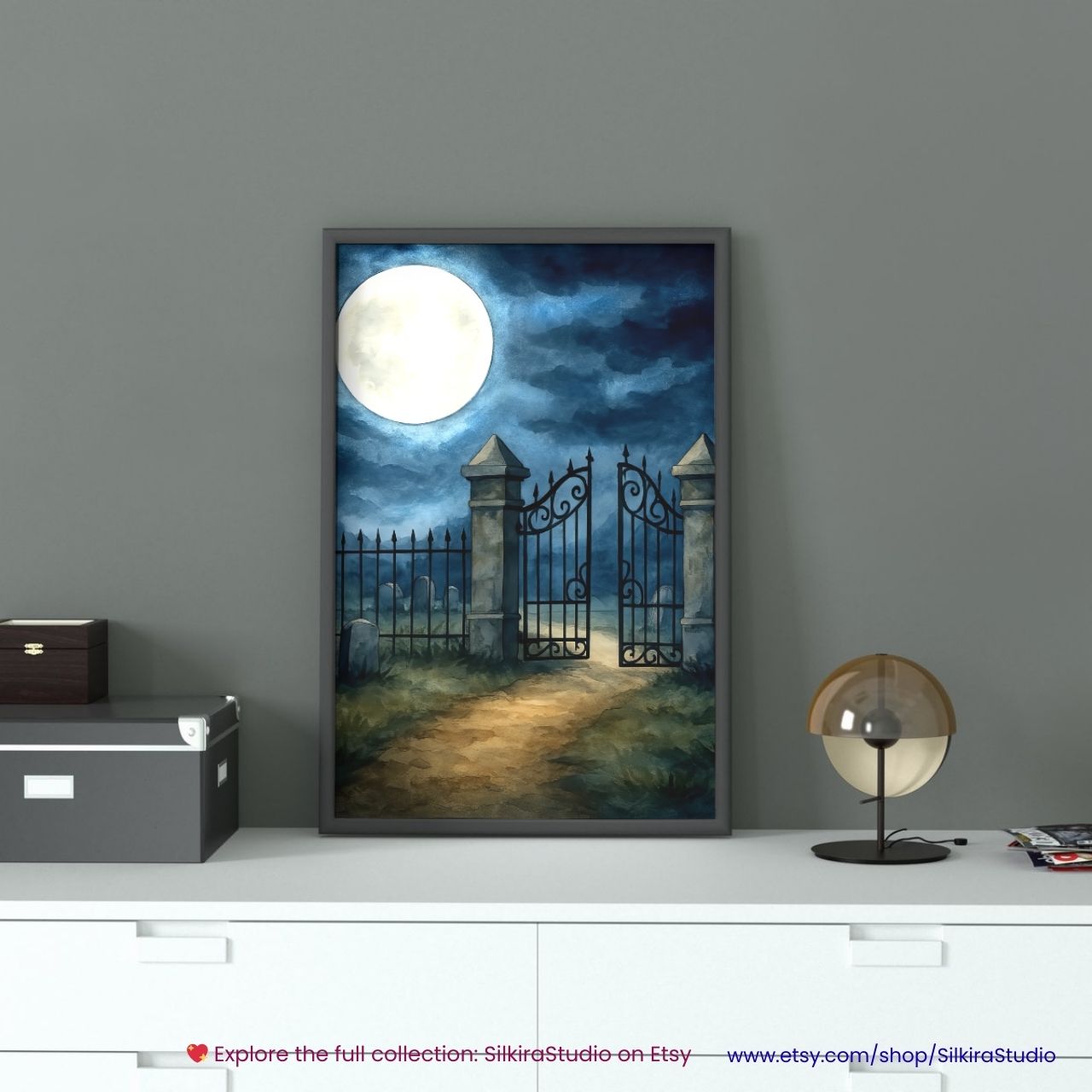 🎃 ハロウィン水彩シーンパック | PNG背景セット (7枚+ボーナス) | 高解像度4000px・300DPI